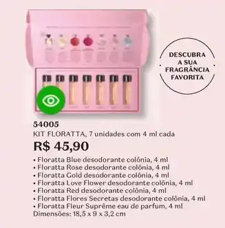 O Boticário Floratta - kit oferta