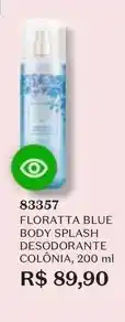 O Boticário Floratta - blue body splash desodorante colônia oferta