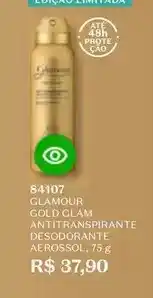 O Boticário Glamour - gold glam antitranspirante desodorante aerossol oferta