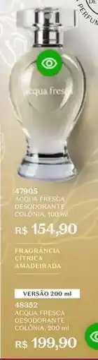 O Boticário Acqua - fresca desodorante colônia oferta