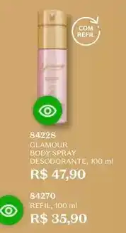 O Boticário Glamour - body spray desodorante oferta