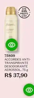 O Boticário O boticario - accordes anti-transpirante desodorante aerossol oferta