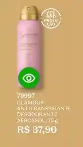 O Boticário Glamour - antitranspirante desodorante aerossol oferta