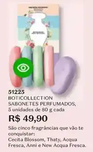 O Boticário Thaty - boticollectión sabonetes perfumados oferta