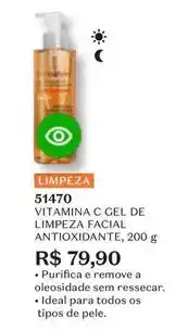 O Boticário Ideal - c gel de limreza facial antioxidante oferta