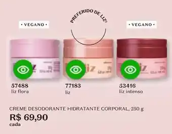 O Boticário O boticario - creme desodorante hidratante corporal oferta