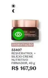 O Boticário O boticario - resveratrol + silicio creme nutritivo firmador oferta