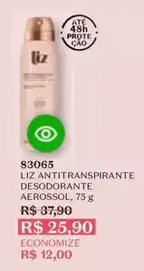 O Boticário Liz - antitranspirante desodorante aerossol oferta