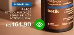 O Boticário Puro - retinol puro 0,3% sérum de alta potência oferta