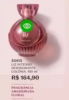 O Boticário Liz - intenso desodorante colônia oferta