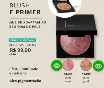 O Boticário O boticario - blush e primer oferta