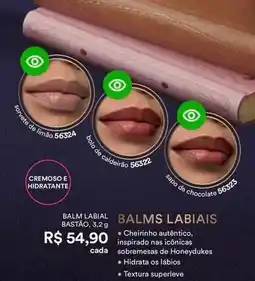 O Boticário De - balm labial oferta