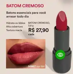 O Boticário O boticario - batom cremoso oferta