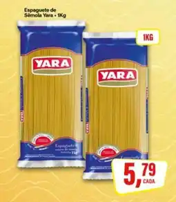 Rede Supermarket Espaguete de Semola Yara. oferta