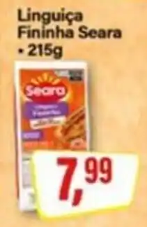 Rede Supermarket Linguiça Fininha Seara oferta