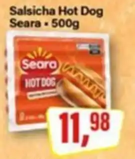 Rede Supermarket Salsicha Hot Dog Seara oferta