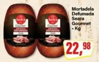 Rede Supermarket Mortadela Defumada Seara Gourmet oferta