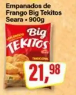 Rede Supermarket Empanados de Frango Big Tekitos Seara oferta