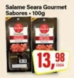 Rede Supermarket Salame Seara Gourmet Sabores oferta