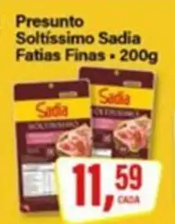 Rede Supermarket Presunto Soltíssimo Sadia Fatias Finas oferta