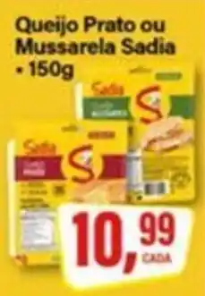 Rede Supermarket Queijo Prato ou Mussarela Sadia oferta