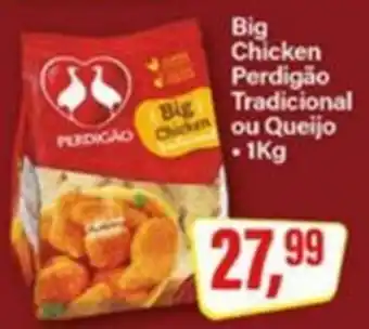 Rede Supermarket Big Chicken Perdigão tradicional ou Queijo oferta