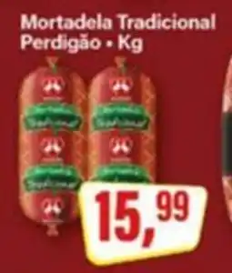 Rede Supermarket Mortadela Tradicional Perdigão. oferta