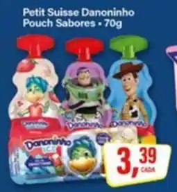 Rede Supermarket Petit Suisse Danoninho Pouch Sabores. oferta