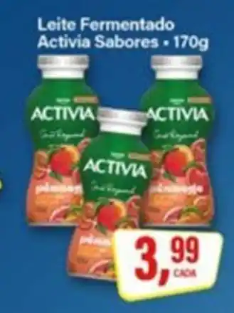 Rede Supermarket Leite Fermentado Activia Sabores oferta