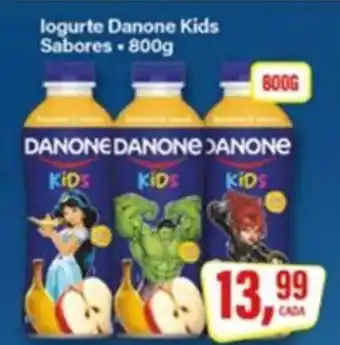 Rede Supermarket logurte Danone Kids Sabores oferta