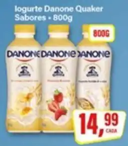 Rede Supermarket logurte Danone Quaker Sabores oferta