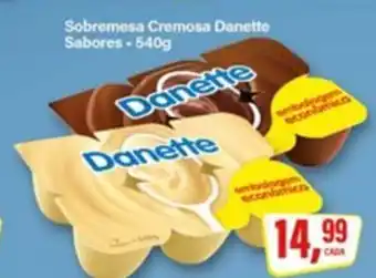 Rede Supermarket Sobremesa Cremosa Danette Sabores oferta