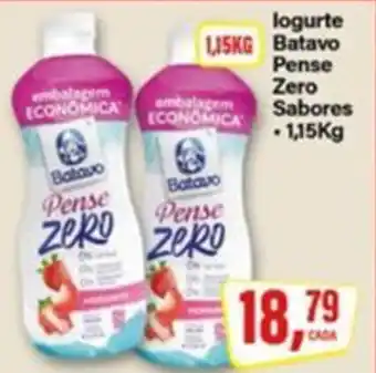 Rede Supermarket logurte Batavo Pense Zero Sabores oferta