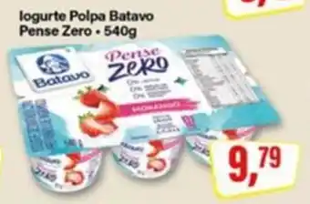 Rede Supermarket logurte Polpa Batavo Pense Zero oferta