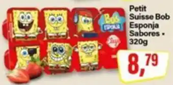 Rede Supermarket Petit Bos Suisse Bob Esponja Sabores oferta