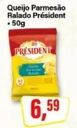 Rede Supermarket Queijo Parmesão Ralado Président oferta