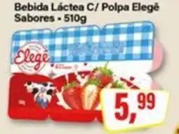 Rede Supermarket Bebida Láctea C/ Polpa Elege Sabores oferta