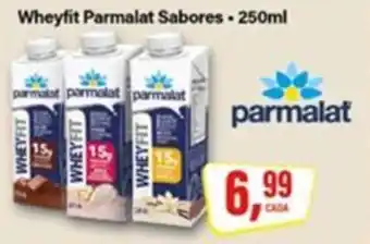Rede Supermarket Wheyfit Parmalat Sabores oferta