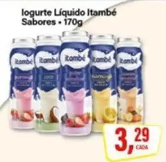 Rede Supermarket logurte Líquido Itambé Sabores oferta