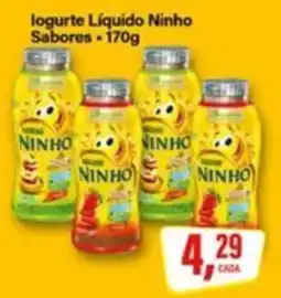 Rede Supermarket Iogurte Líquido Ninho Sabores oferta