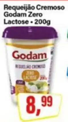 Rede Supermarket Requeijão Cremoso Godam Zero Lactose oferta