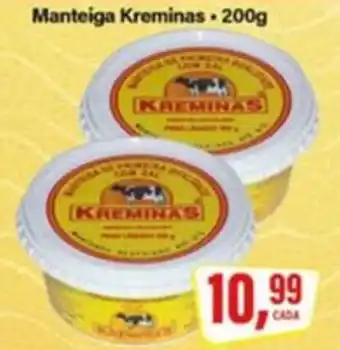 Rede Supermarket Manteiga Kreminas. oferta