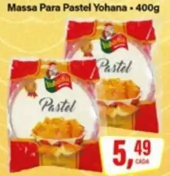 Rede Supermarket Massa Para Pastel Yohana - 400g Massa Para Pastel Ingrid oferta