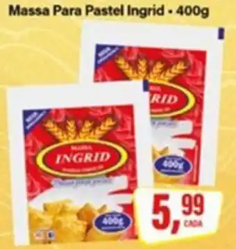 Rede Supermarket Massa Para Pastel Yohana - 400g Massa Para Pastel Ingrid oferta