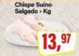 Rede Supermarket Chispe Suíno Salgado oferta