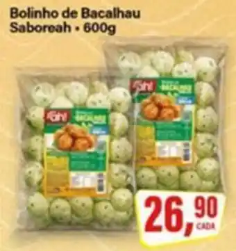 Rede Supermarket Lombo Suíno Salgado Kg Bolinho de Bacalhau Saboreah. oferta