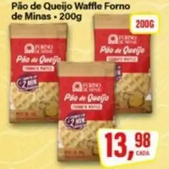 Rede Supermarket Pão de Queijo Waffle Forno de Minas oferta