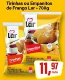 Rede Supermarket Tirinhas ou Empanitos de Frango Lar oferta