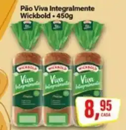 Rede Supermarket Pão Viva Integralmente Wickbold oferta