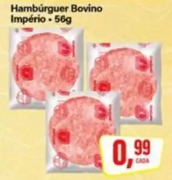 Rede Supermarket Hambúrguer Bovino Império oferta